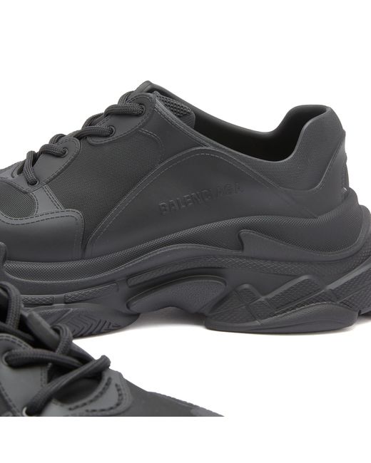 Balenciaga Black Triple S Mold Sneakers for men