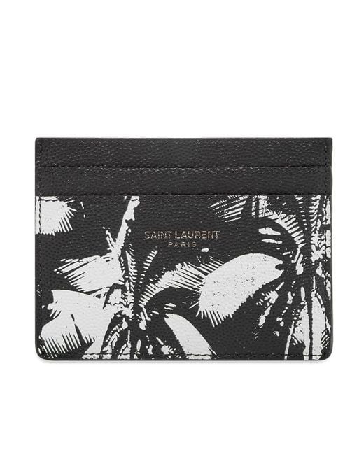 saint laurent palm tree wallet