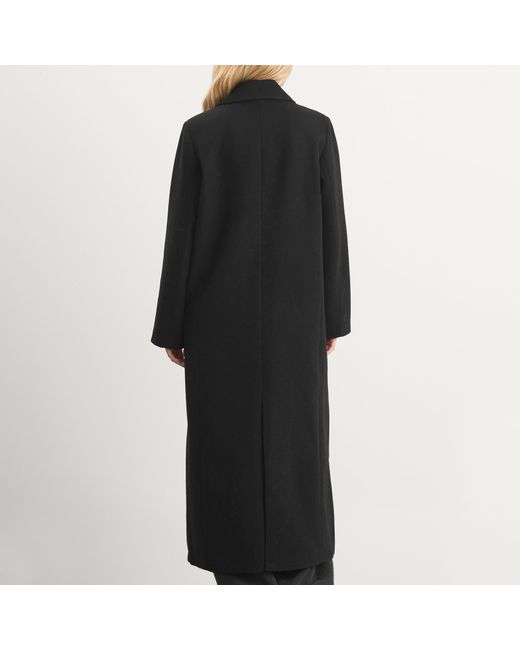 Samsøe & Samsøe Black Sajill Wool Coat