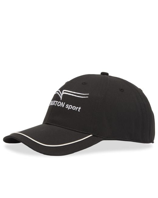 Cole Buxton Black Sport Piped Cap