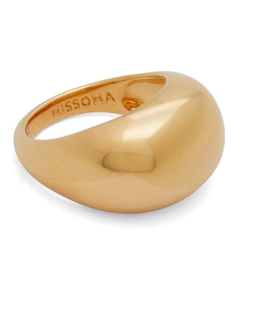 Missoma Natural Chubby Dome Ring