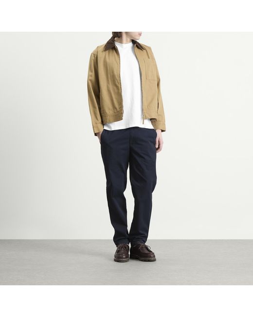 Folk White Contrast Sleeve T-Shirt for men