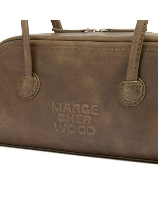 MARGE SHERWOOD Brown Soft Boston Ew Bag