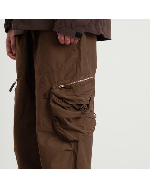 Oakley Brown Reserve Cargo Trousers for men