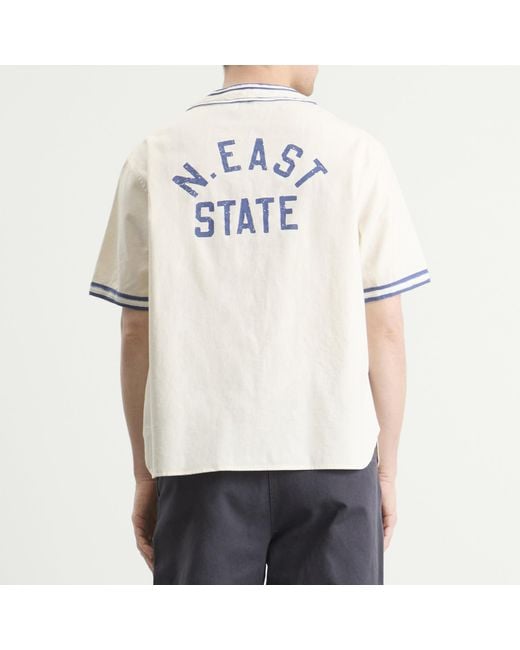 Polo Ralph Lauren White State Baseball Shirt for men
