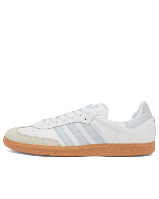 Adidas White Sports Shoes Samba Og W