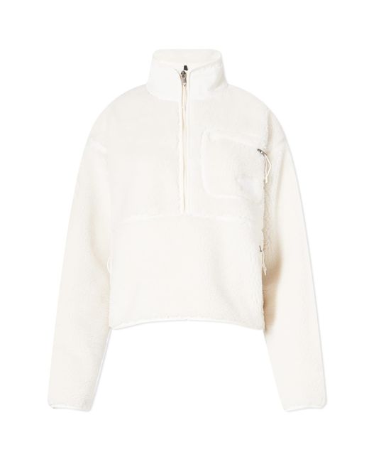 The North Face White Extreme Pile Pullover Fleece Jacket