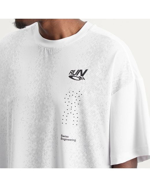 On Shoes White Performance Volt T-Shirt for men