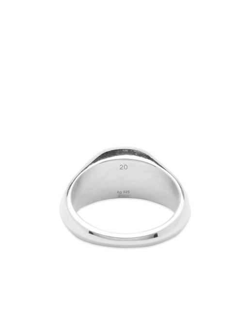 Gucci White Trademark Band Ring 5Mm
