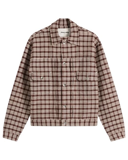 STORY mfg. Brown Tuesday Jacket for men