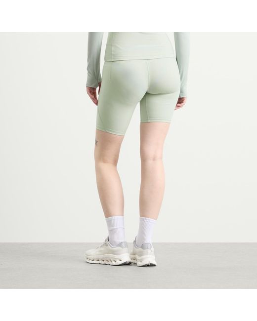 On Shoes Green Studio Cycling Shorts