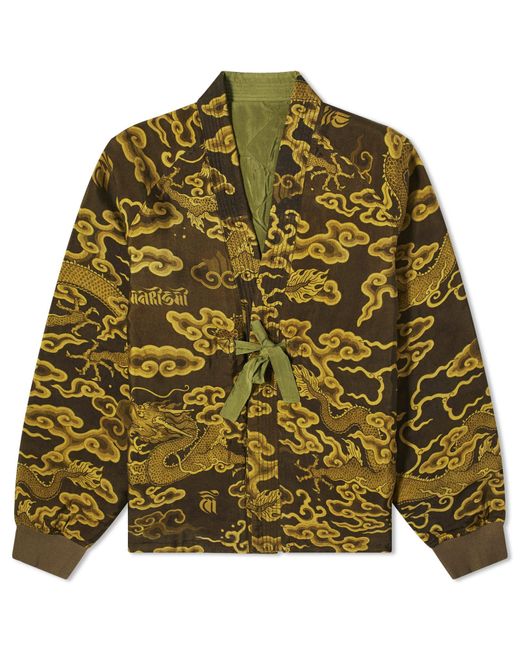 Maharishi Green 30Th Anniversary Reversible Kimono for men