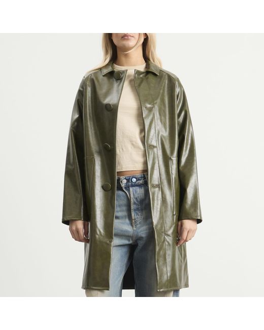 Maison Margiela Green Mm6 Coat