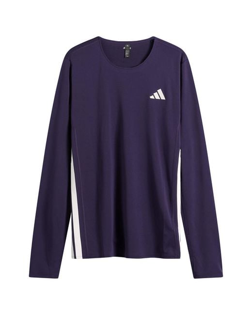Adidas Originals Blue Adidas Adizero Running T-Shirt