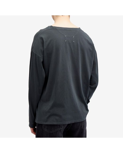 トップス Maison Margiera dark gray long sleeve T Maison Margiela Long-sleeve t-shirts for Men | Online Sale