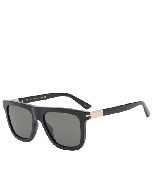 Gucci Gray Web Ingot Sunglasses for men