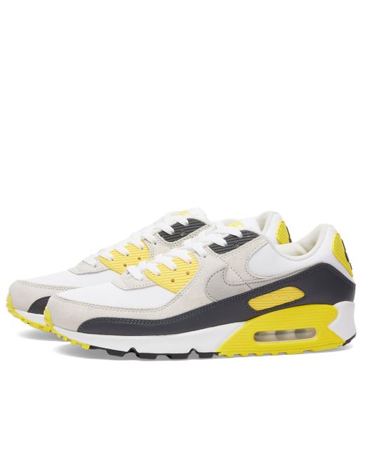 Nike Yellow Air Max 90 Sneaker for men