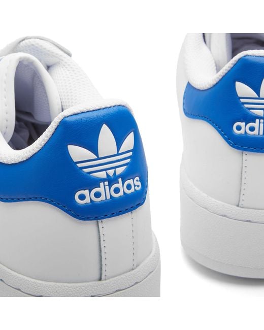 Adidas Blue Superstar Xlg Sneakers