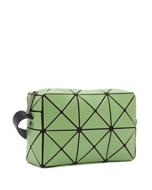 Issey Miyake Green Cuboid Shoulder Bag