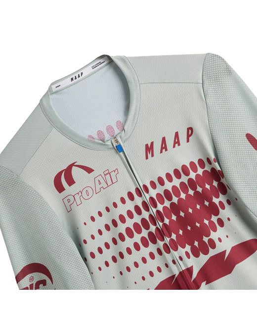 MAAP Gray Aether Pro Air Long Sleeve Jersey 3.0 for men
