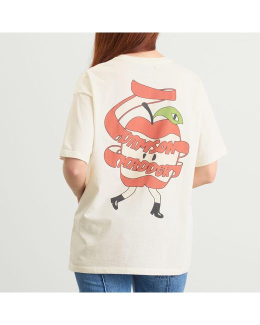 Damson Madder White Apple Peel Short Sleeve Shirt