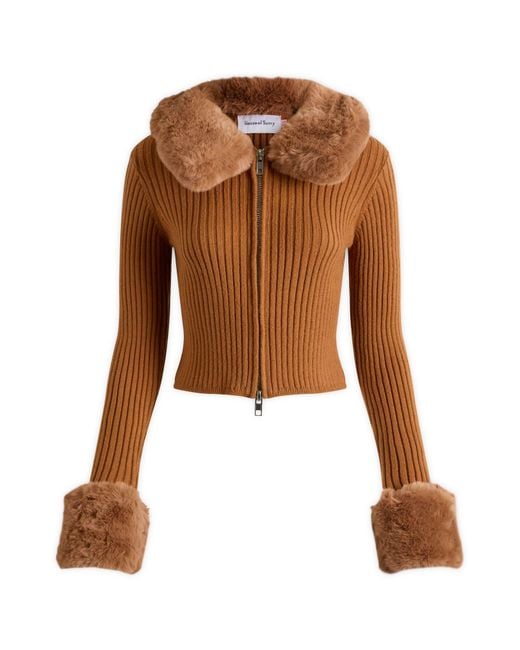 House Of Sunny Brown Peggy Cardigan