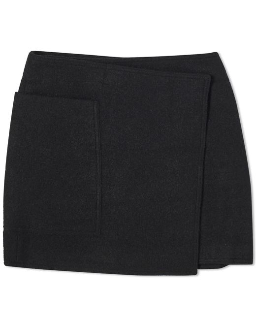 Samsøe & Samsøe Black Inez Wrap Skirt