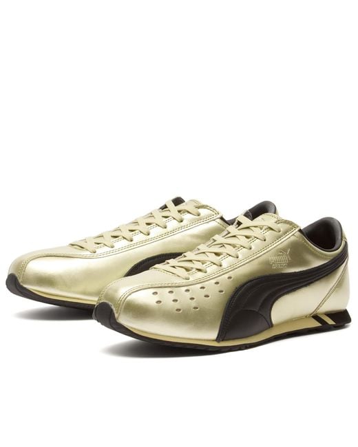 PUMA White Sprint Metallic Sneaker