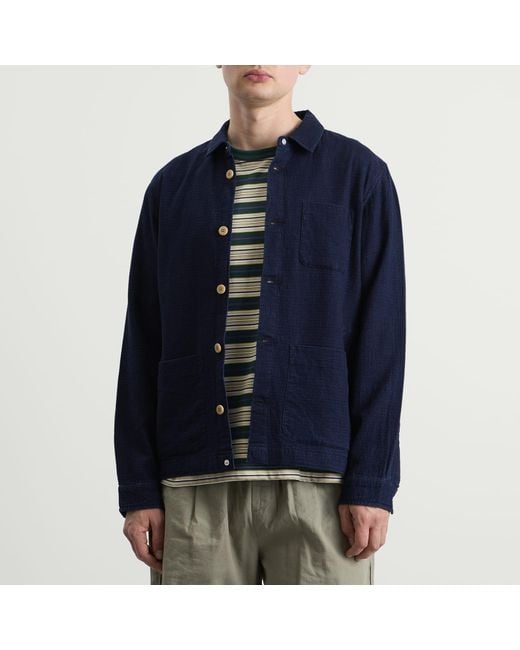 Folk Blue Assembly Jacket for men