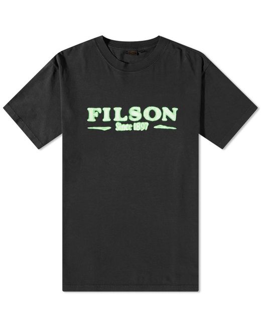 Filson Logo Pioneer T-shirt in Black for Men | Lyst