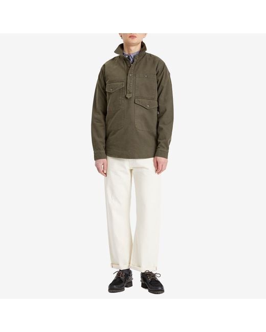 Dubbleware Green Westford Pullover Shirt for men