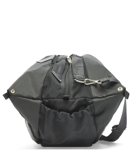 Master Piece Black Cocoon 2-Way Duffel Bag