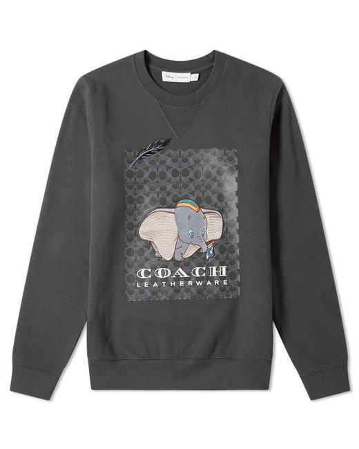 COACH Black X Disney Dumbo Crew Sweat for men