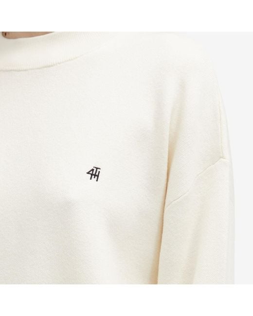 4th & Reckless White Cleo Knitted Jumper