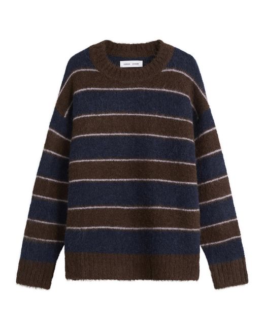 Samsøe & Samsøe Blue Sajeanne Hairy Knit Sweater