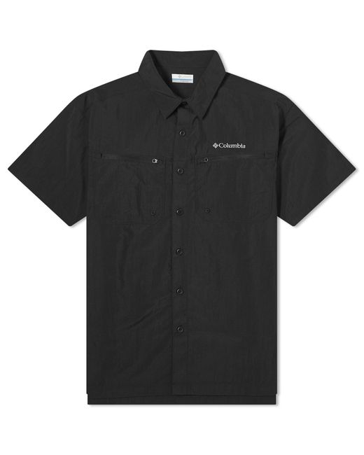 Columbia Black Mountaindale Outdoor Short Sleeve Shirt for men