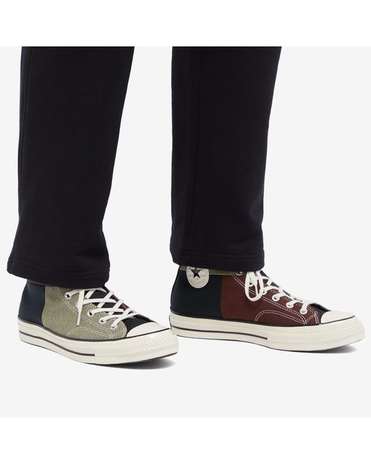 Converse Multicolor Chuck 70 Crafted Patchwork Sneakers for men