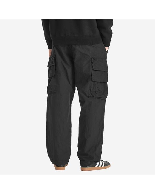 C P Company Gray Flatt Nylon Multipocket Cargo Pants for men