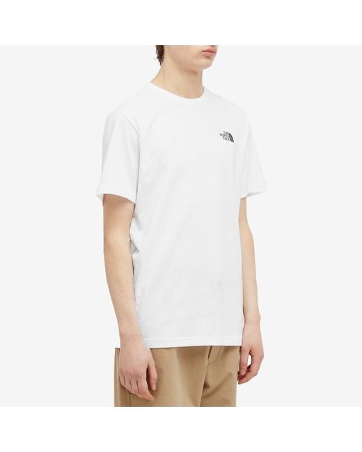 The North Face White Redbox T-Shirt for men