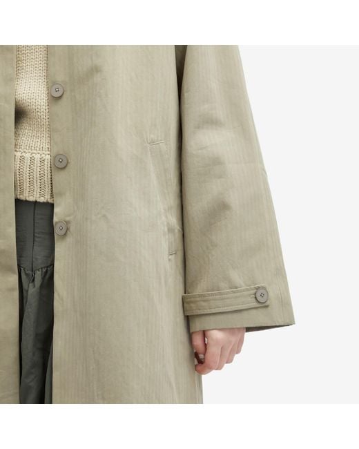 Peachy Den Green Cheri Mac Coat