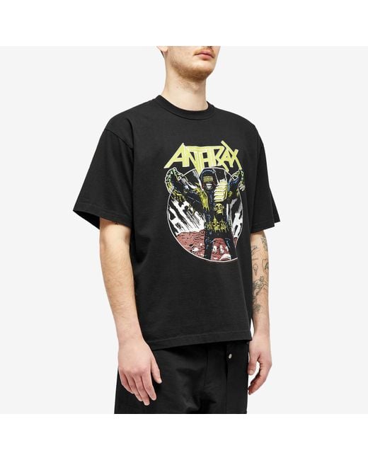 Neighborhood Black Anthrax Judge Death T-Shirt for men