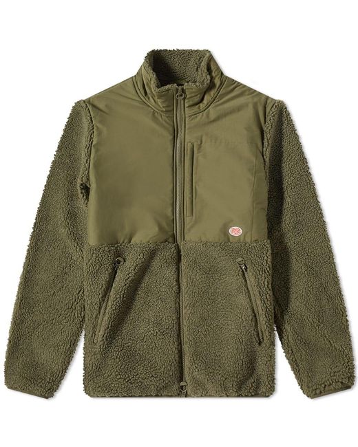 Armor Lux Fleece Jacket in Green for Men | Lyst