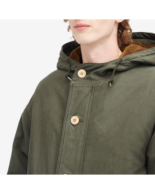 Visvim Wealdan Coat in Green for Men | Lyst