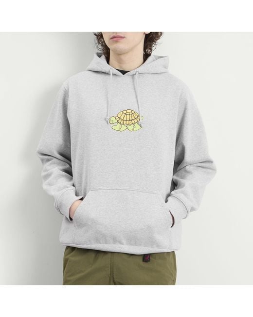 Gramicci Gray Turtle Hoodie for men