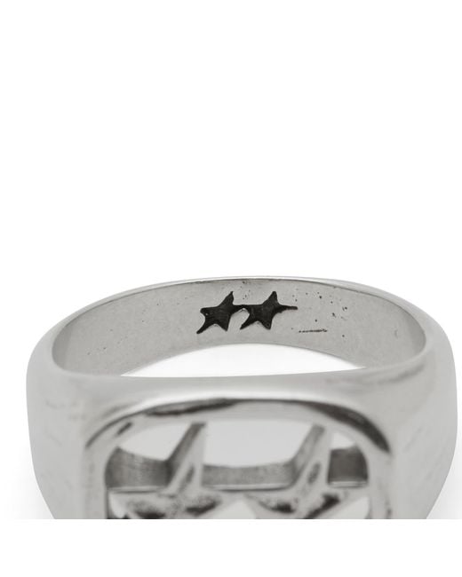 Twojeys Metallic Framed Ring