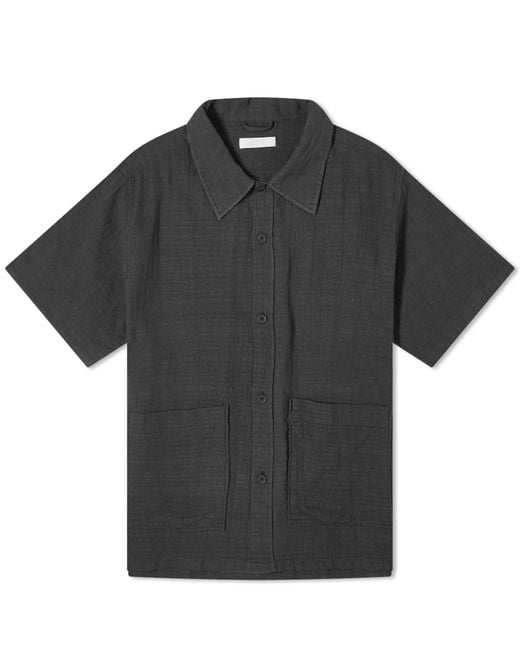 mfpen Black Short Sleeve Senior Shirt for men