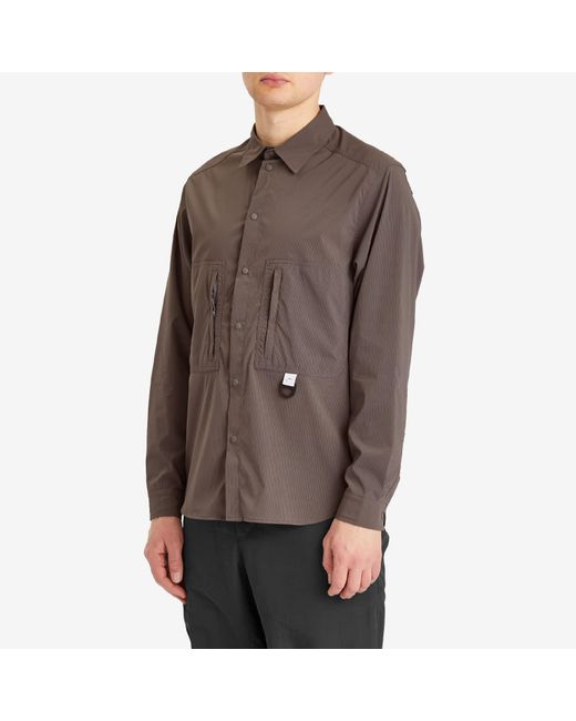 CAYL Stretch Nylon Hiker Shirt in Brown for Men | Lyst