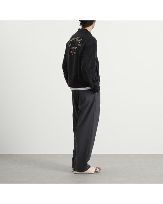 Visvim Black Norad Brushed Silk Jacket for men