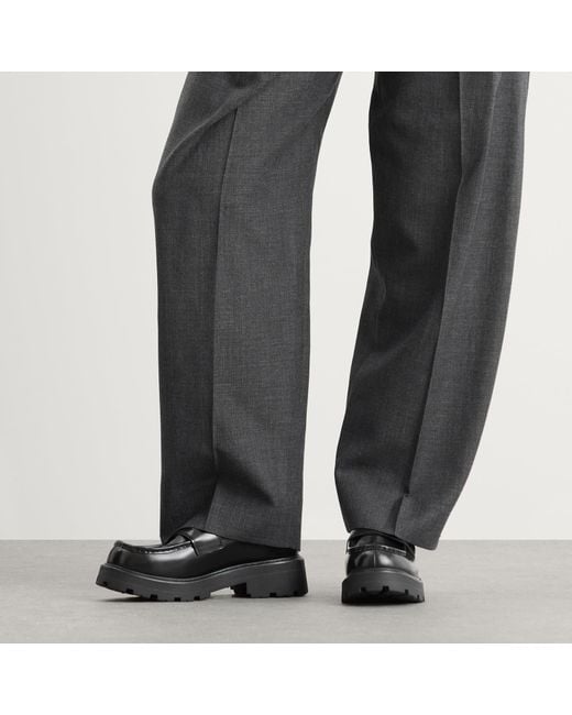 Vagabond Black Cosmo 2 Leather Chunky Loafer