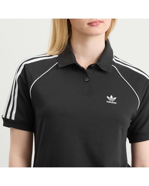 Adidas Black Sst Adicolor Short Sleeve Polo